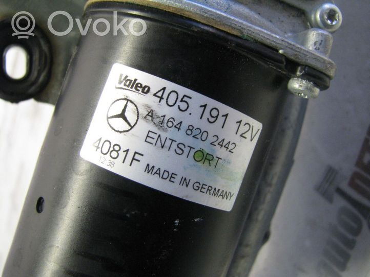 Mercedes-Benz GL X164 Tringlerie et moteur d'essuie-glace avant A1648202442