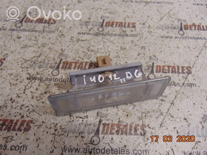 Hyundai i40 Lampa oświetlenia tylnej tablicy rejestracyjnej 925012G0