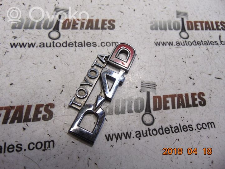 Toyota Corolla Verso E121 Logo/stemma case automobilistiche 