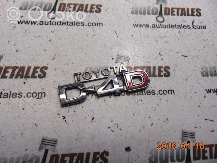 Toyota Corolla Verso E121 Emblemat / Znaczek tylny / Litery modelu 