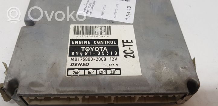 Toyota Avensis T220 Centralina/modulo del motore 8966105310