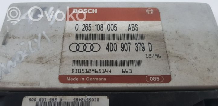 Audi A4 S4 B5 8D Vaihdelaatikon ohjainlaite/moduuli 0265108005