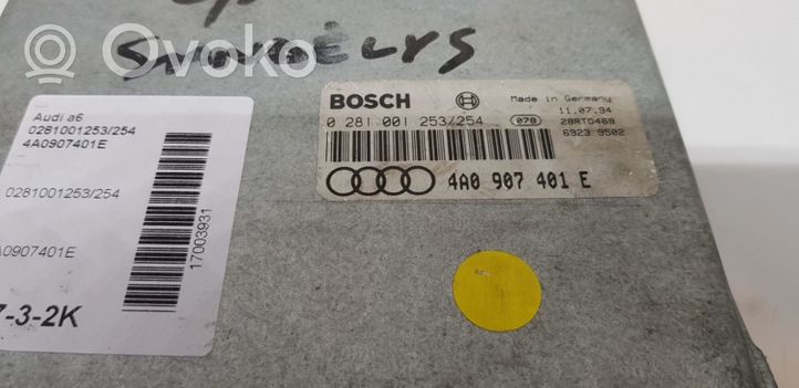 Audi A6 S6 C4 4A Dzinēja vadības bloks 0281001253
