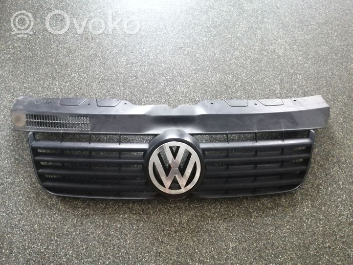 Volkswagen Transporter - Caravelle T5 Grille calandre supérieure de pare-chocs avant 7H0807101