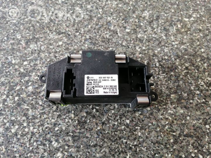 Volkswagen Touran I Heater blower motor/fan resistor 3C0907521B