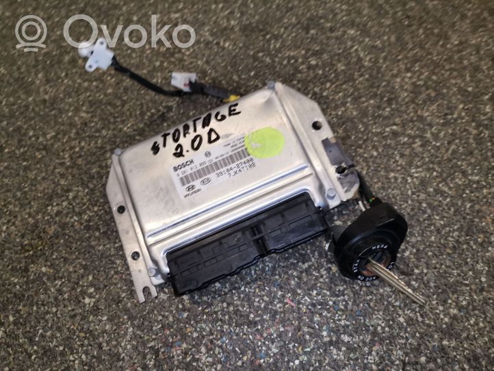 KIA Sportage Kit centralina motore ECU e serratura 0281012099