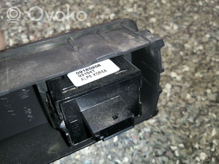 Opel Vectra C Interruttore di controllo dell’alzacristalli elettrico 09185958