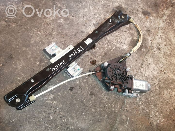 Volkswagen Up Front door window regulator with motor 1S0959801