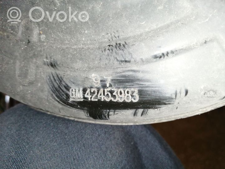 Opel Mokka X Couvercle anti-poussière disque de plaque de frein arrière 42453983