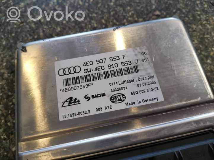 Audi A8 S8 D3 4E Centralina/modulo sospensioni 4E0907553F