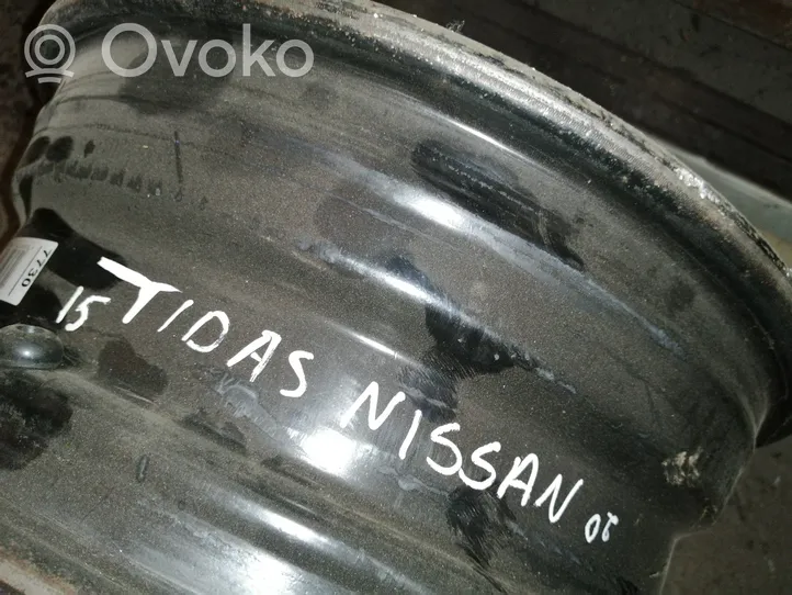 Nissan Tiida C11 Cerchione in acciaio R15 