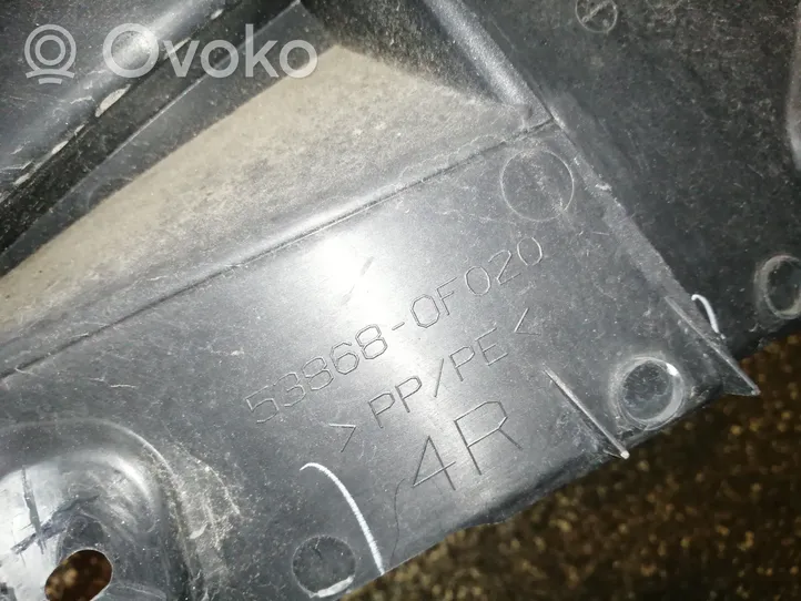 Toyota Verso Moldura del borde del guardabarros 538680F020