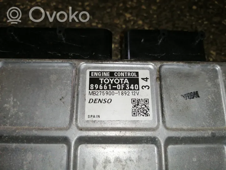 Toyota Verso Moottorin ohjainlaite/moduuli 896610F340