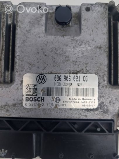 Volkswagen Caddy Sterownik / Moduł ECU 03G906021CG