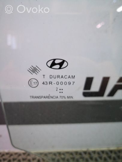 Hyundai i20 (PB PBT) Rear door window glass 43R00097
