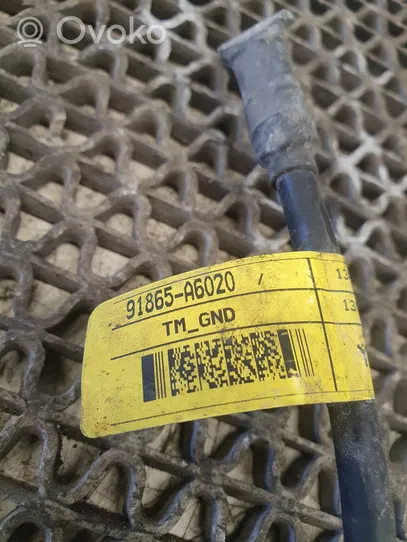 Hyundai i30 Cable negativo de tierra (batería) 91865A6020