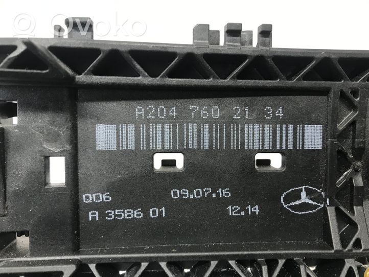 Mercedes-Benz C W204 Poignée inférieure de porte avant A2047602134