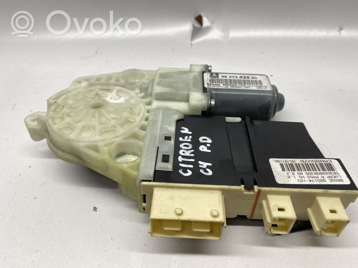 Citroen C4 I Moteur de lève-vitre de porte avant 9647442580