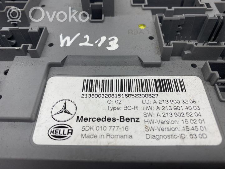 Mercedes-Benz E W213 Releen moduulikiinnike A2139003208