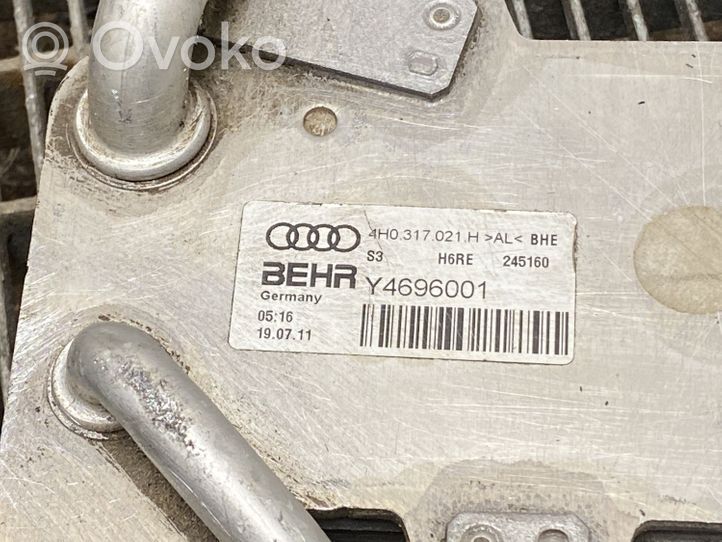 Audi A8 S8 D4 4H Moottoriöljyn jäähdytinlaite 4H0317021H