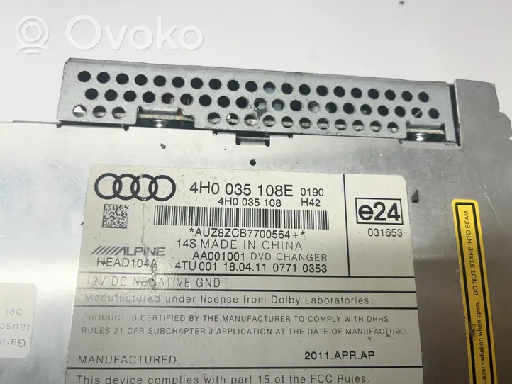 Audi A8 S8 D4 4H CD/DVD keitiklis 4H0035108E