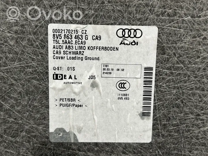 Audi A3 S3 8V Bagažinės grindys 8V5863463G