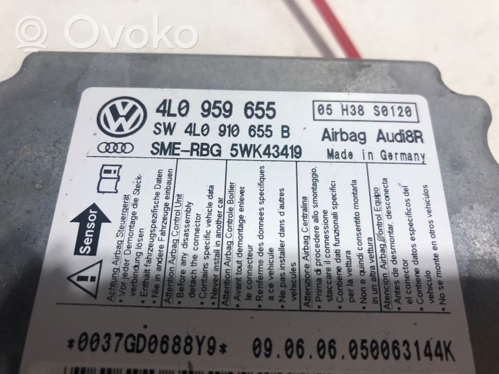 Audi Q7 4L Centralina/modulo airbag 4L0910655B