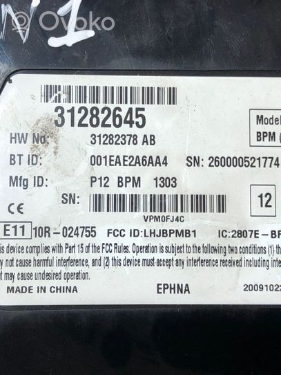 Volvo V50 Moduł / Sterownik Bluetooth 31282645