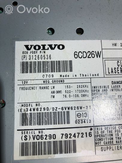 Volvo XC90 Changeur CD / DVD 31260536