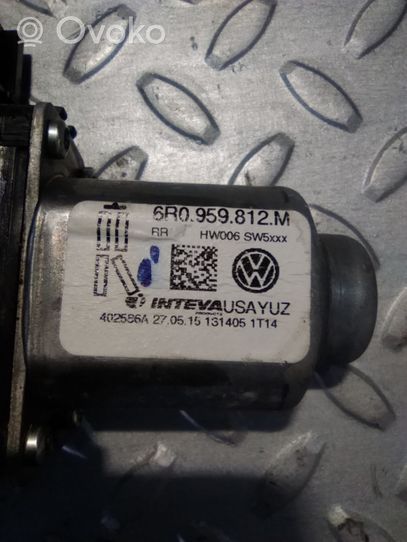 Volkswagen Jetta VI Silniczek podnoszenia szyby drzwi tylnych 6R0959812M