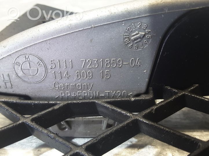 51117231859 BMW 5 F10 F11 Unteres Gitter dreiteilig vorne, 19.00  