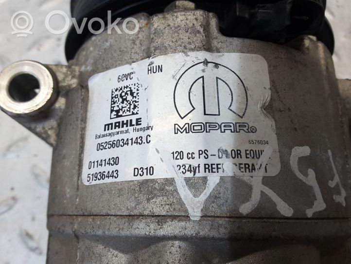 Fiat 500X Air conditioning (A/C) compressor (pump) 01141430