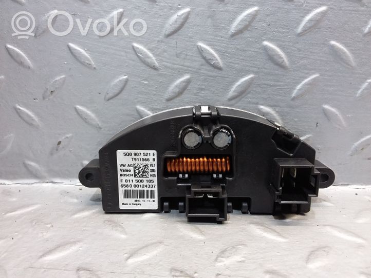 Skoda Octavia Mk3 (5E) Résistance moteur de ventilateur de chauffage 5Q0907521E