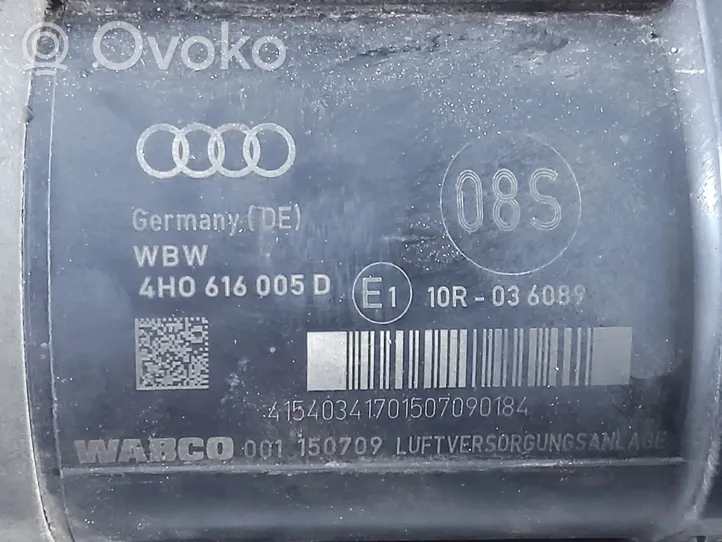 Audi A8 S8 D4 4H Ilmajousituksen kompressoripumppu 4H0616005D