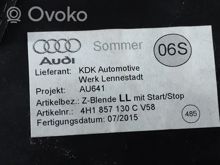 Audi A8 S8 D4 4H Ozdoba tunelu środkowego 4H1857130C