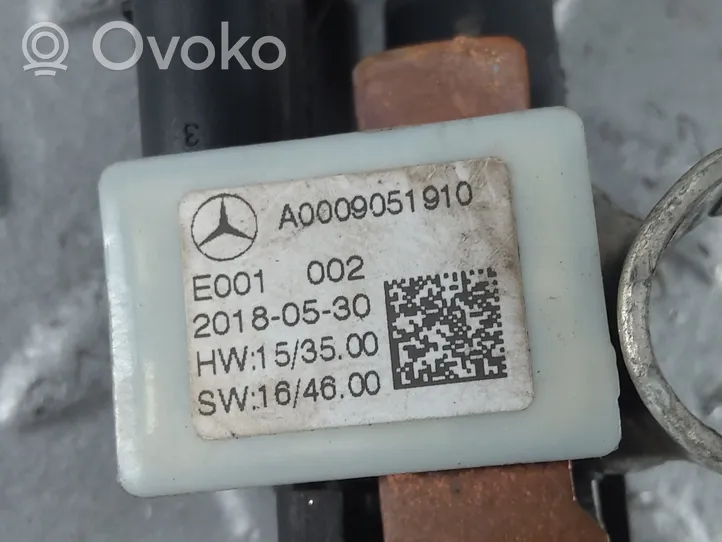 Mercedes-Benz A W177 Cavo negativo messa a terra (batteria) A0009051910