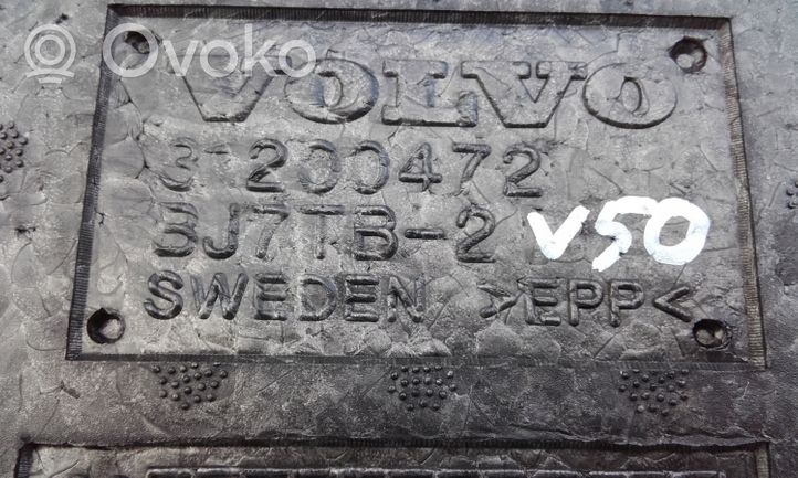Volvo V50 Rezerves riteņa nodalījuma dekoratīvā apdare 