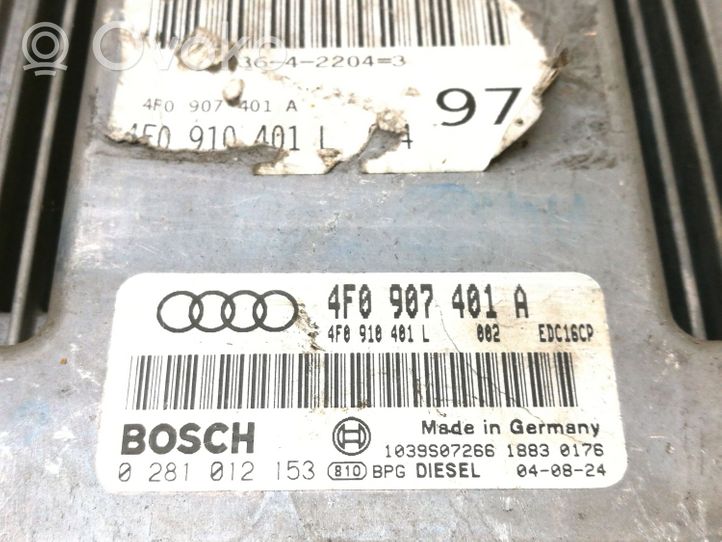 Audi A4 S4 B7 8E 8H Sterownik / Moduł ECU 4F0907401A