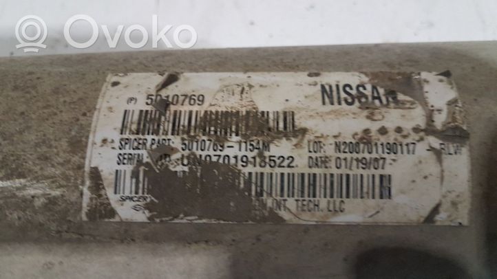 Nissan Pathfinder R51 Środkowy wał napędowy 50107691154M
