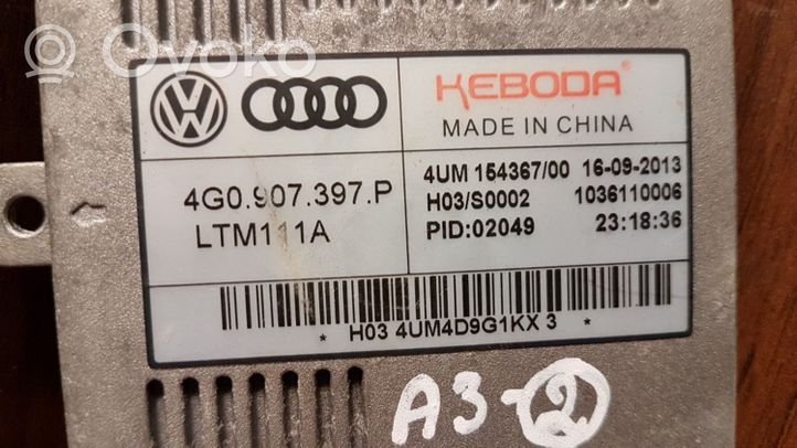 Audi A3 S3 8V Xenon valdymo blokas 4G0907379P