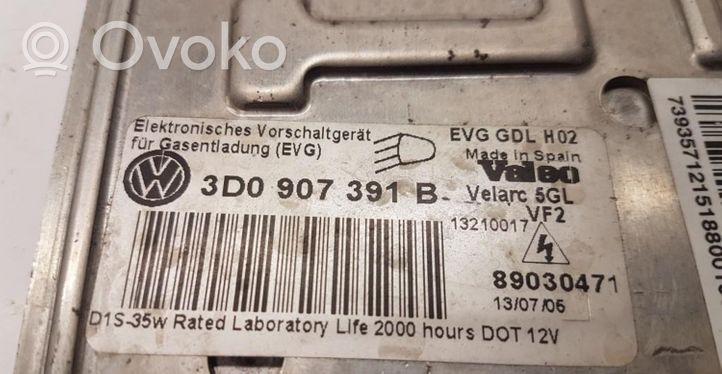 Volkswagen Touareg I Xenon control unit/module 3D0907391B