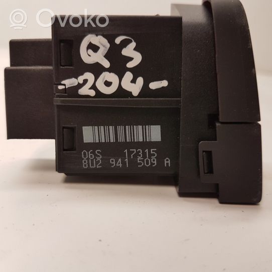 Audi Q3 8U Botón interruptor de luz de peligro 8U2941509A