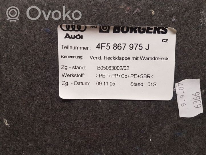 Audi A6 S6 C6 4F Tapicerka bagażnika / Komplet 4F5867975J