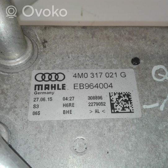 Audi Q7 4M Pavarų dėžės tepalo radiatorius 4M0317021G