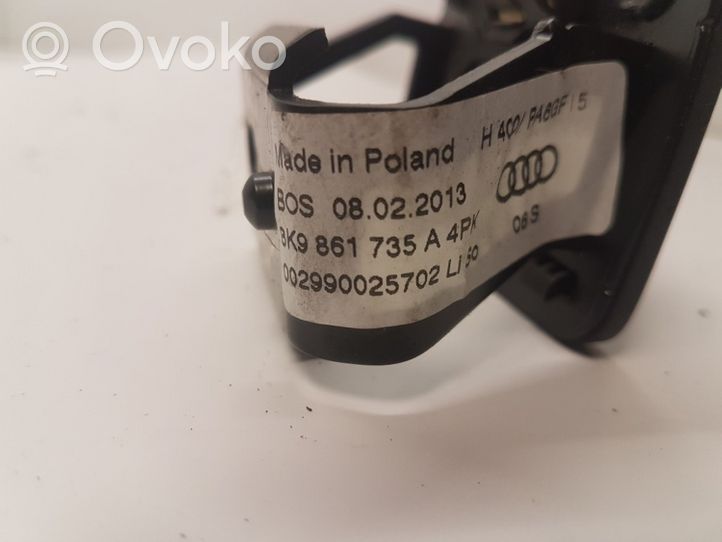 Audi RS4 Podpora mocowania półki bagażnika 8K9861735A