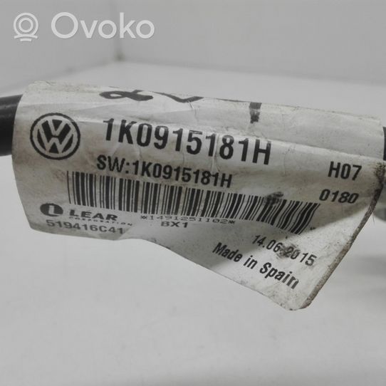 Audi Q3 8U Câble négatif masse batterie 1K0915181H