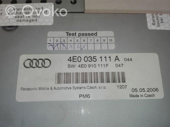 Audi A6 S6 C6 4F CD/DVD чейнджер 4E0035111A