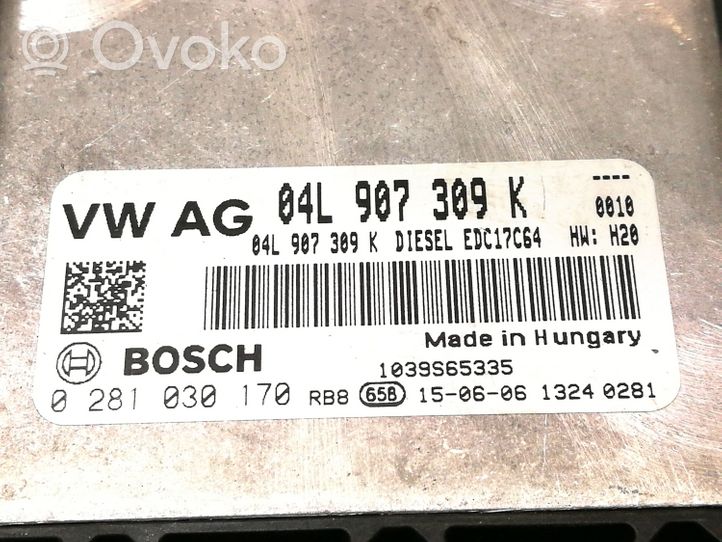 Volkswagen Golf VII Variklio valdymo blokas 04L907309K