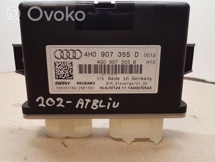 Audi A8 S8 D4 4H Muut ohjainlaitteet/moduulit 4H0907355D