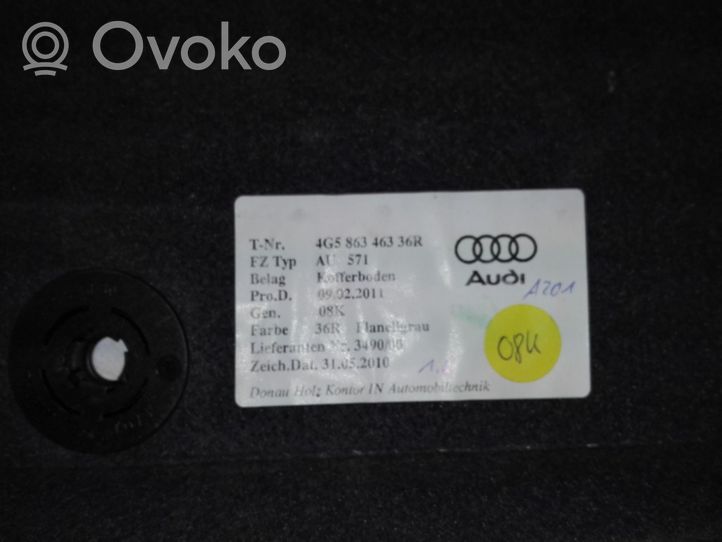 Audi A6 S6 C7 4G Tappeto di rivestimento del fondo del bagagliaio/baule 4G5863463